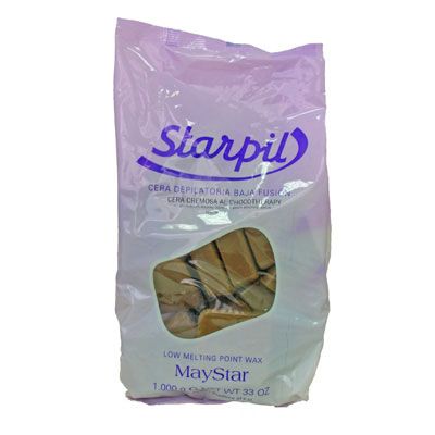 Starpil low meltingpoint wax - chocolat - 1kg